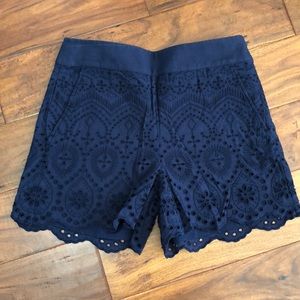 Loft navy shorts